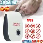 4X Ultrasonic Electronic Pest Mouse Cockroach Repeller Reject Insect Killer EV