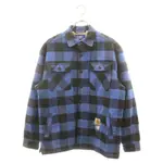 CARHARTT PACCBET RAS HAAT A I ART H R 夾克外套 襯衫 心 藍色 日本直送 二手