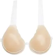 [L LIONESS LUXE] Sticky Adhesive Push-Up Bra for Women - Seamless Silicone Invisible Lift Bra, Backless Strapless Bras for Large Breasts