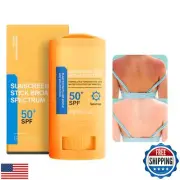 Reef Safe Sunscreen Stick SPF 50+ Broad Spectrum UVA/UVB Protection Water Res