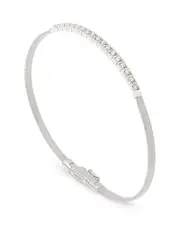 Marco Bicego 18K White Gold & Diamond Masai Medium Stackable Bracelet