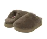 UGG FUZZ SUGAR SLIDE WOMEN SANDAL HICKORY US 5 /UK 3 /EU 36 /JP 23