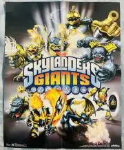 Skylanders Giants 2012 Premium Promotional Poste 16" x 20" RARE!! Hard to Find