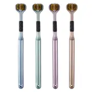 Three-Sided Toothbrush Soft Bristles Ergonomic Handle Special Needs Toothbrush