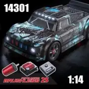 MJX 1/14 14301 HYPER GO 4WD Brushless 2S (3s Capable ESC) Drift RC Truck RTR -AU