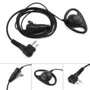 Bodyguard D earpiece Hook Black Two way For Motorola Radio Useful Accessories