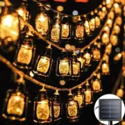 LED Solar Lamp String Kerosene Bottle Retro Light String Decoration Outdoor