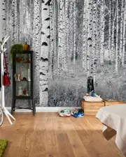 Brewster Birch Forest Wall Mural