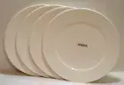 Mikasa Lux White Bone China 10 3/4" Dinner Plates Set of Four New