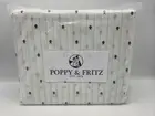 Poppy & Fritz Sheet Set Full Size White With Bee 100% Cotton