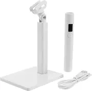 BELLIFFY Handheld UV Nail Lamp with Stand Mini Portable LED Nail Dryer Rechargeable and Lightweight Versatile Rotation for Home DIY Manicure
