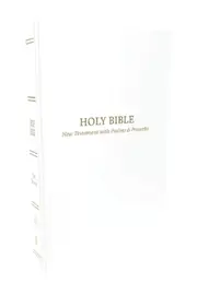 KJV Holy Bible: Pocket New Testament with Psalms and Proverbs, White Softcover, Red Letter, Comfort Print: King James Version