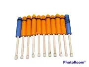 Tilt Catfish fishing Orange Jugline Noodle Jug BLUE Markers weighted lot of 12