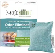 Moso Natural Air Purifying Bag for the Refrigerator and Freezer. A Scent Free Odour Eliminator. More Powerful Than Baking Soda.
