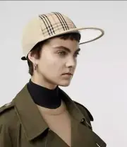Burberry Baseball Hat Cap with Clear Brim - Burberry plaid Small/Medium