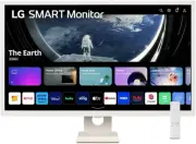 LG 32SR50F-W 32 Inch Full HD (1920 X 1080) IPS Smart Monitor with Webos, Thin...
