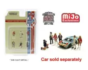 American Diorama 1:64 Mijo Exclusive Race Day 2 Set AD-76472 Figures New