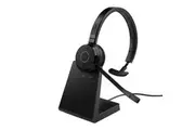 Jabra Evolve 65 TE Link390a UC Mono Stand Bluetooth Headset, 16-hour battery life, 30-metre wireless range, Passive Noise Cancellation, Busy Light