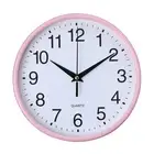 Hanging Clock Elegant Round Wall with High-precision Quartz Movement Battery