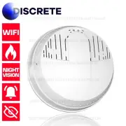 Smoke Detector Camera Home Security WIFI LIVE VIEW Alarm Sensor Small
