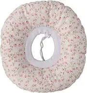 Ear Piercing Pillow Inflammation Pressure Sore Relief Ear Guard Pillow 12.6 Inch Side Sleeper (Floral Print Light Pink)