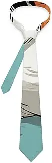 [Dwrepo] Corgi Cute Dog Men's Tie Neck Tie Novelty Skinny Tie Business Wedding Neckties Ties for Men Work Casual Party, Corgi Cute Dog