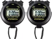 Digital Stopwatch Timer Large Display with Clock and Date, No Alarm Function, Si