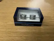 CROFT & BARROW Gift Boxed SILVER Tone CUFF LINKS