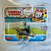 Thomas & Friends Toy Train, Diecast Sandy the Rail Speeder Engine 12417