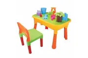 Gem Toys Children's 2 In 1 Sand & Water Table Includes 18 Play Accessories Sand & Water Tables