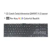 CZ Český klávesnice For MSI MS-17E1 MS-17E2 MS-17E3 MS-17E4, PerKey RGB Backlit