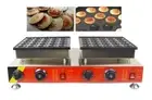 Commercial Pancake Maker 50 Holes Electric Mini Dutch Baker Machine 2-Head
