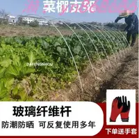 在飛比找樂天市場購物網優惠-✅50根（送手套）農用玻璃纖維桿大棚支架小拱棚支架撐桿花卉蔬