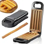 Electric Dessert Churro Maker Machine Healthy Waffle Crepe Doughnut Waffle Parties Oil-free Healthy