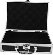 [Generic] Men's Hard Aluminum Case Briefcase Compartments Tool Bag for Storage Boxes