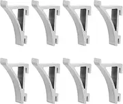 Freezer Shelf Clips,8Pcs Stable Shelf Support Clips,Freezer Shelf Clip Cooler Support,Freezer Shelf Support Clips Refrigerator Shelf Clips,Stable Aluminium Shelf Support Clips Refrigerator Shelf Clips