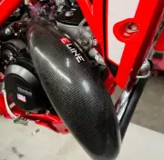Beta X-Trainer 300 2015-2024 CARBON PIPE GUARD, suit FMF Pipe only