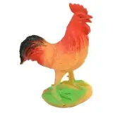 Chicken Rooster Realistic Small Toy Model Plastic Replica Barn Animal 4.5" FN8