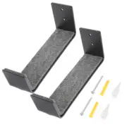 2 Pcs Wall-mounted Snowboard Holder Surfboard Fixing Hanger Rack