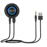 Bluetooth Car kit Aux Receiver, Portable 3.5mm Aux Bluetooth Car System for C...