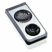Leifheit High Quality Multifunctional Egg Cutter Combi, Black-White, 24,5 cm