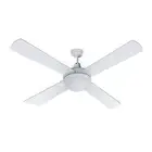 Devanti 52'' Ceiling Fan w/Light w/Remote Timer - Silver