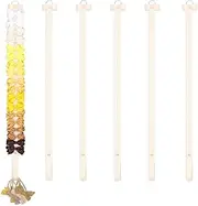 POVETIRE 6PCS Bow Holder Hair Bow Organizer, Hair Clips Storage Bow Holder for Girls Hair Bows, Baby Headband Hair Accessories Organizer Display Wall Hanging for Nursery Decors(Beige)