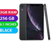 Apple iPhone XR (256GB, Black) - Refurbished (Excellent)