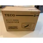 二手9.9成新 TECO東元20公升機械式烤箱(YB-2015CB)