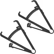 2Pcs Caliper Measurement Tool Accurate Ruler with Easy to Read Charts Lightweight and Portable Caliper for Men and Women Fitness Tracking