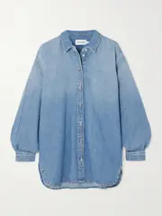 [FRAME] FRAME - Beach Denim Shirt - Mid denim - medium medium Blue