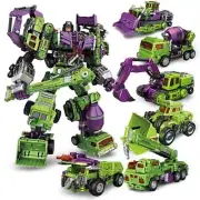 6in1 Transformation NBK Devastator Oversized Action Figure Boy Toy No Box