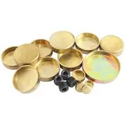 Aeroflow Sbf Welsh Plug Kit Ford 289 302 351 Windsor Brass - AF3000-1000