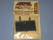 Detail Associates HO #CB-2313, Battery Compartment Doors & Handbrake - SD60M
